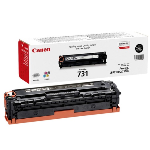 [166370] CANON LBP7100CN/7110CW MF8230CN TONER NEGRO 731BK  1.400 PAGINAS