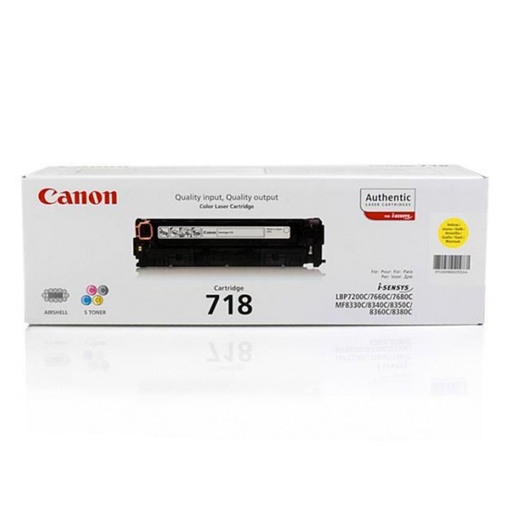 [166069] CANON LBP-7200CDN SERIE MF83XX TONER AMARILLO 718Y 2.900 PAGINAS