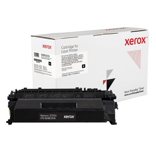 [151352] XEROX EVERYDAY TONER PARA HP 05A LASERJET P2035(CE505A CRG119 GPR41) NEGRO