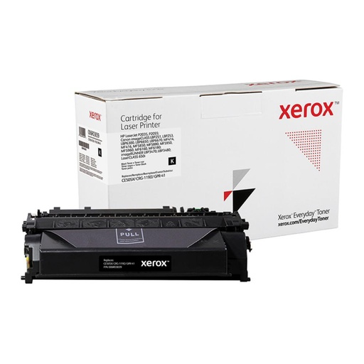 [151366] XEROX EVERYDAY TONER PARA HP 05X LASERJET P2055(CE505X CRG119II GPR41) NEGRO