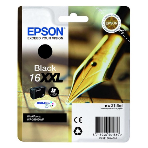 [165755] EPSON CARTUCHO NEGRO 16XXL WORKFORCE 2660DWF
