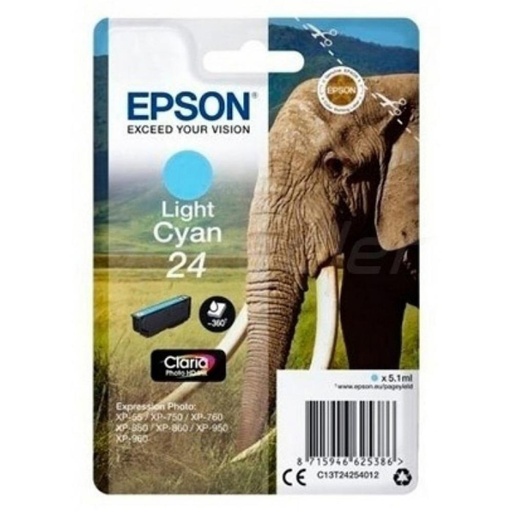 [165745] EPSON CLARIA PHOTO HD INK CARTUCHO CIAN CLARO 24