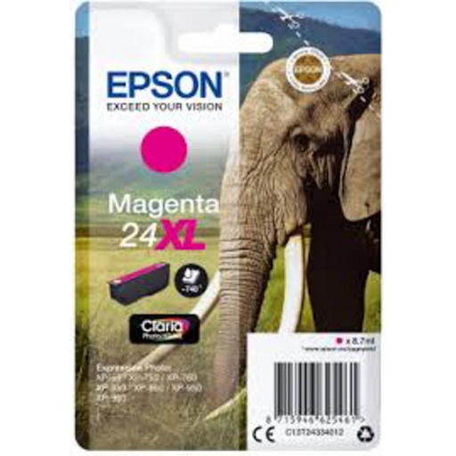 [165750] EPSON CLARIA PHOTO HD INK CARTUCHO MAGENTA 24XL