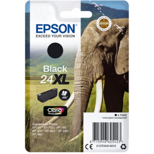 [165748] EPSON CLARIA PHOTO HD INK CARTUCHO NEGRO 24XL EXPRESSION PHOTO XP-760/950
