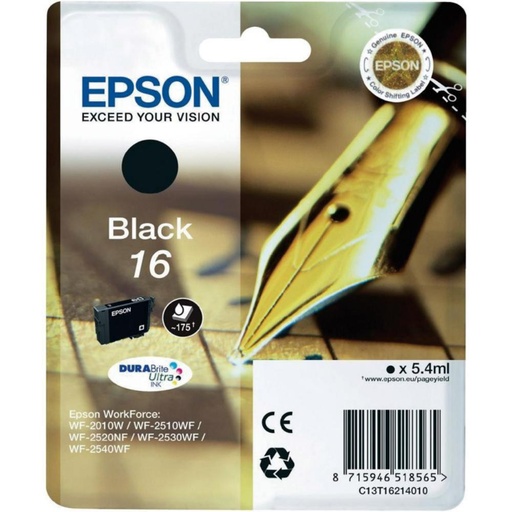 [166013] EPSON DURABRITE ULTRA INK CARTUCHO NEGRO 16