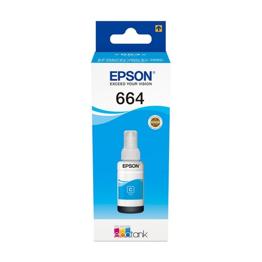[165290] EPSON ECOTANK L355/L555/ET-2500/2250/4500/4550 BOTE CYAN 6.500 PAGINAS