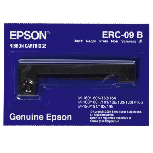 [166227] EPSON HX-20, M-160/163/164/180/181/182/183/185/190/191/192/195 ERC-09B (S015168) CINTA NYLON NEG.