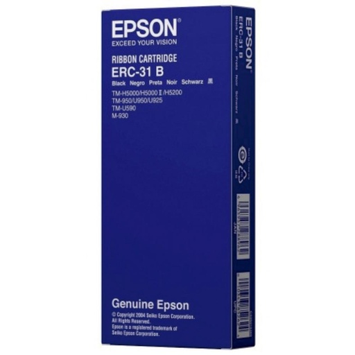 [166229] EPSON M-930, TM-930/930II/950, U-590/950/925, H-5000 ERC-31B (S015231) CINTA NYLON NEGRO