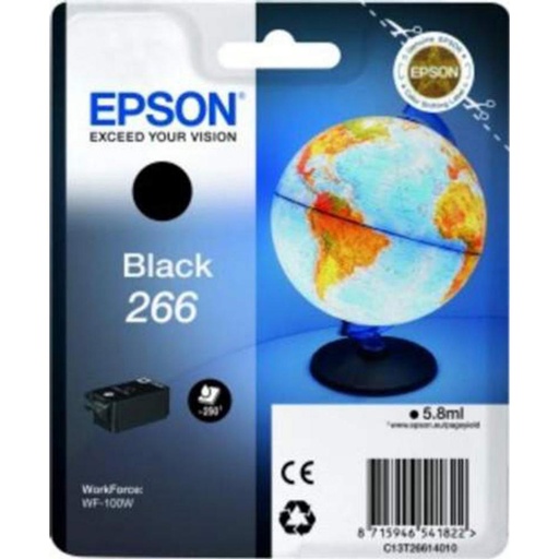 [165757] EPSON SINGLEPACK BLACK WF-100W 266 INK CARTRIDGE