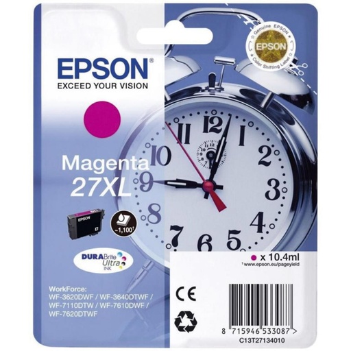 [166032] EPSON WORKFORCE WF-3000 Y WF-7000 CARTUCHO MAGENTA DE ALTA CAPACIDAD Nº27XL