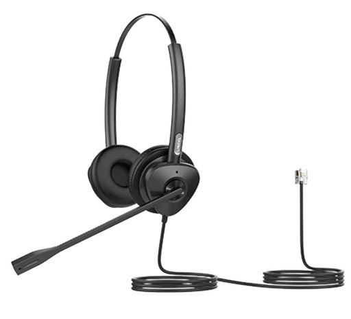 [170154] FANVIL HT302-U – AURICULARES DOBLES USB CON ENC