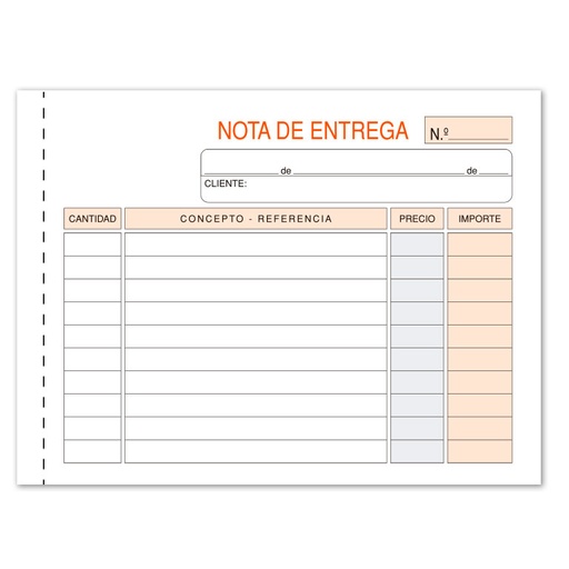 [001403] TALONARIO NOTAS DE ENTREGA LOAN 8º APAISADO TRIPLICADO AUTOCOPIANTE