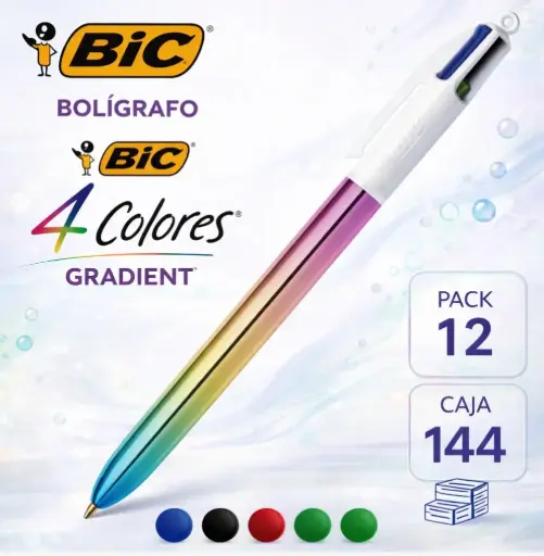 [081472] BOLÍGRAFO BIC 4 COLORES GRADIENT