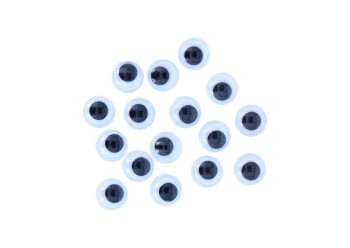 [650274] OJOS MÓVILES NEGROS AUTADHESIVOS REDONDOS 8 MM – 80 UDS.