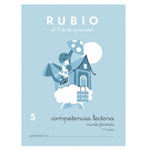[630646] CUADERNO RUBIO COMPETENCIA LECTORA 5 – MUNDO FANTASÍA (+11 AÑOS) · A5, 44 PÁGINAS, CON SOLUCIONARIO