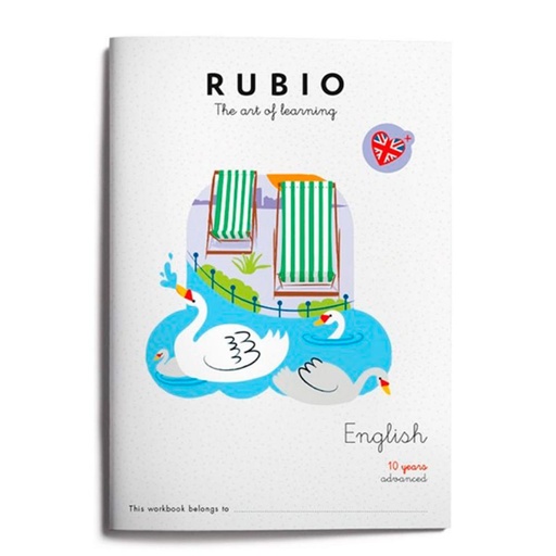 [630792] CUADERNO RUBIO ENGLISH 10 YEARS BEGINNERS – A4, 24 PÁGINAS, +10 AÑOS