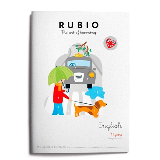 [630793] CUADERNO RUBIO ENGLISH 11 YEARS BEGINNERS – A4, 24 PÁGINAS, +11 AÑOS