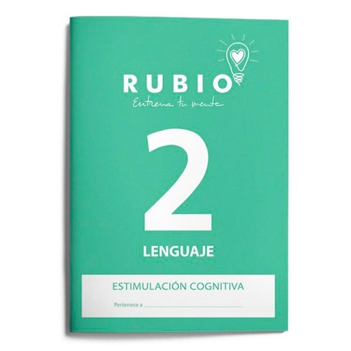 [630892] CUADERNO RUBIO LENGUAJE – ESTIMULACIÓN COGNITIVA NIVEL 2 (A4, 20 PÁGINAS)