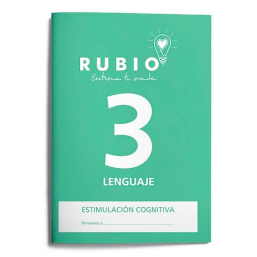 [630893] CUADERNO RUBIO LENGUAJE – ESTIMULACIÓN COGNITIVA NIVEL 3 (A4, 20 PÁGINAS)