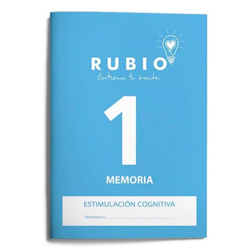 [630897] CUADERNO RUBIO MEMORIA ESTIMULACIÓN COGNITIVA NIVEL 1