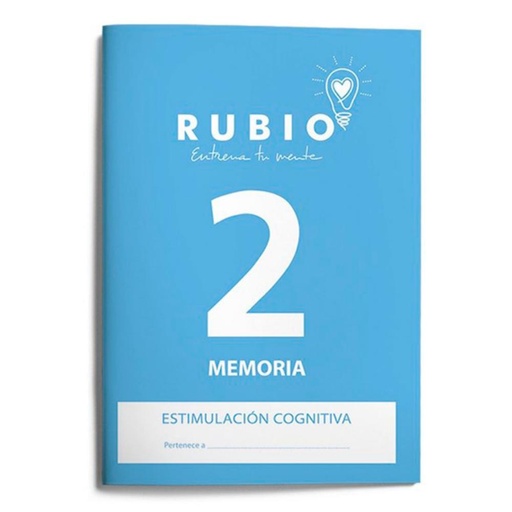 [630898] CUADERNO RUBIO MEMORIA ESTIMULACIÓN COGNITIVA NIVEL 2