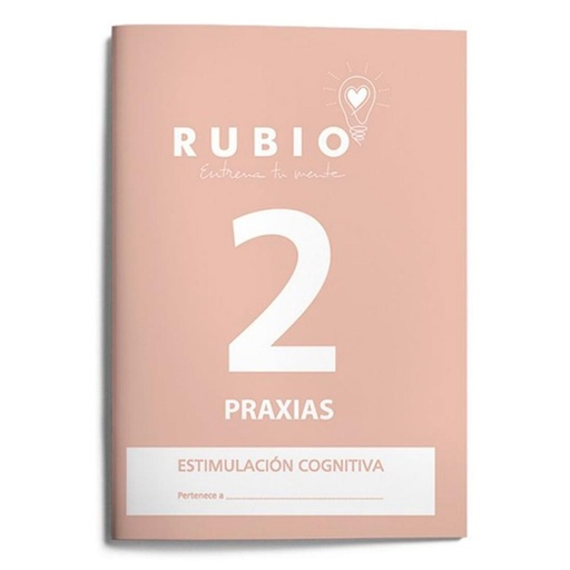 [630907] CUADERNO RUBIO PRAXIAS ESTIMULACIÓN COGNITIVA NIVEL 2 