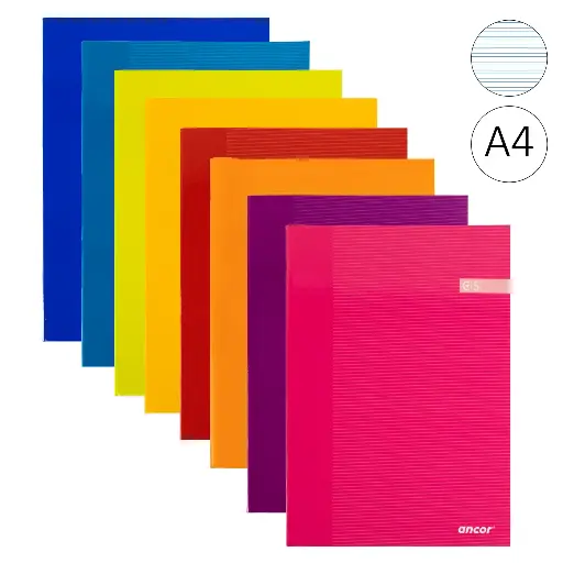 [002164] LIBRETA GRAPADA A4 TAPA CARTON 90 GRAMOS PAUTA 2,5MM