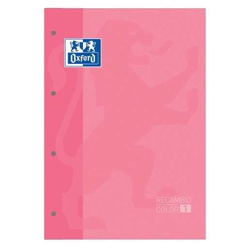 [028536] RECAMBIO A4 OXFORD COLOR 1 ROSA CHICLE 90G CUADRO 5MM