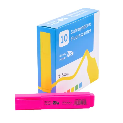 [081529] MARCADOR FLUORESCENTE RAYLU RAYLIGHT ROSA