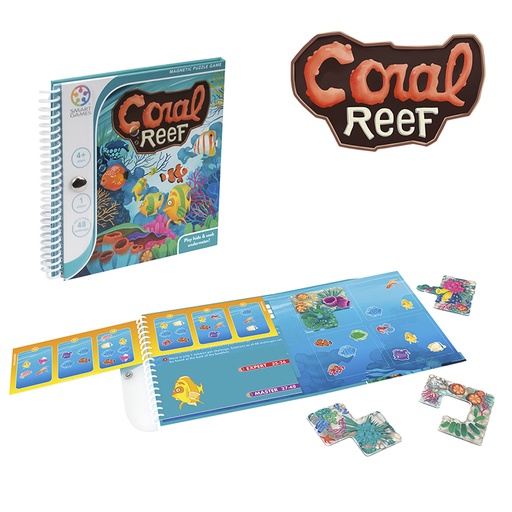 [710542] JUEGO LUDILO CORAL REEF – JUEGO DE LÓGICA Y PUZLES PARA NIÑOS (+4 AÑOS, 1 JUGADOR)