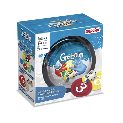 [710481] JUEGO LUDILO GRABOLO – JUEGO DE MESA DE VELOCIDAD Y OBSERVACIÓN (+6 AÑOS)