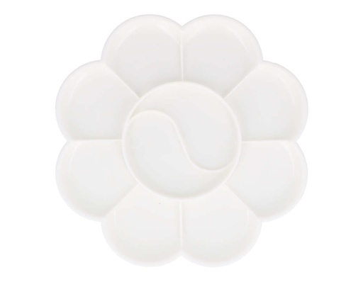 [825131] PALETA DE PLÁSTICO FLOR Ø14 CM – 11 COMPARTIMENTOS