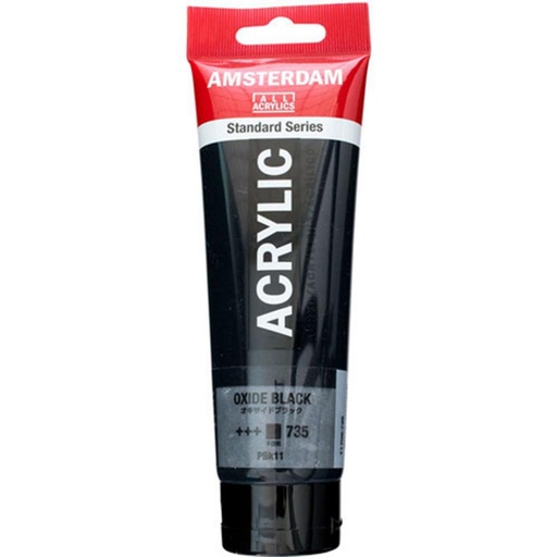 [630759] ACRÍLICO AMSTERDAM 120 ML NEGRO PYRROLE