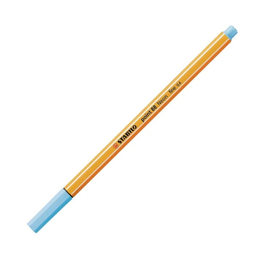 [118678] ROTULADOR STABILO POINT 88 AZUL NEON– ROTULADOR DE PUNTA DE FIBRA 0,4 MM