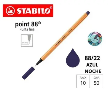 [119047] ROTULADOR STABILO POINT 88 AZUL PRUSIA