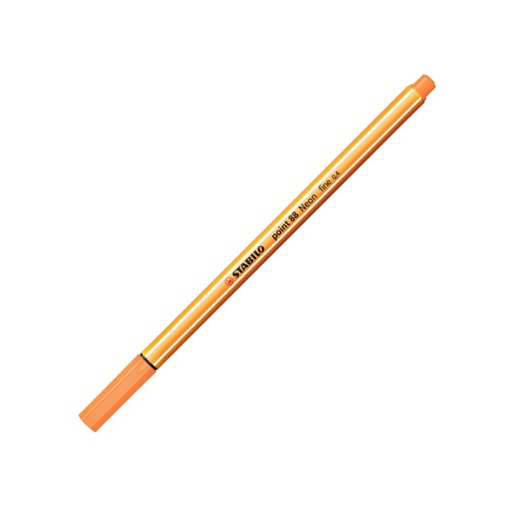 [119044] ROTULADOR STABILO POINT 88 NARANJA NEON  ROTULADOR DE PUNTA DE FIBRA 0,4 MM