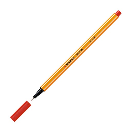 [119902] ROTULADOR STABILO POINT 88 ROJO ROTULADOR DE PUNTA DE FIBRA 0,4 MM