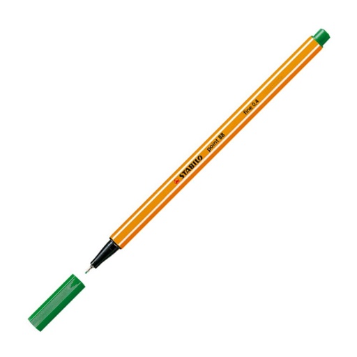 [119903] ROTULADOR STABILO POINT 88 VERDE ROTULADOR DE PUNTA DE FIBRA 0,4 MM