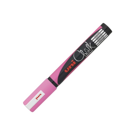 [119232] ROTULADOR UNI CHALK MARCADOR DE TIZA LÍQUIDA 1,8–2,5 MM ROSA