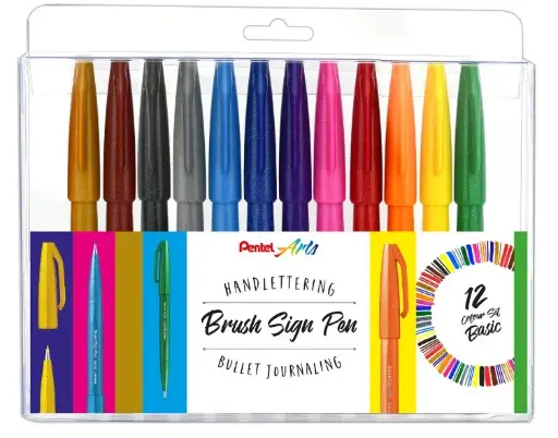 [825950] ROTULADOR PENTEL PASTEL 12 COLORES