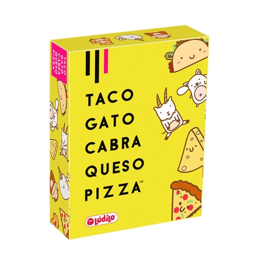 [710413] JUEGO DE CARTAS LUDILO TACO, GATO, CABRA, QUESO, PIZZA 