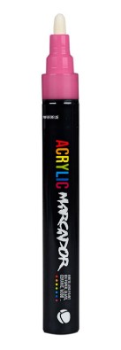[825880] ROTULADOR ROSA DURAZNO ACRÍLICO GRADUATE MARK ALL LYRA 2 MM