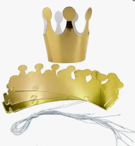 [70058] CORONAS INFANTILES DE CARTULINA – MODELOS SURTIDOS 10 UNIDADES