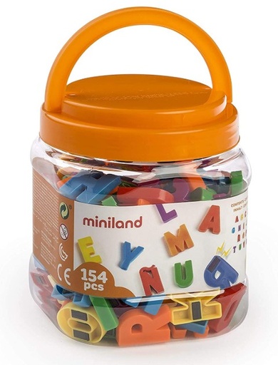 [825485] LETRAS MAGNÉTICAS MAYÚSCULAS (154 PIEZAS)