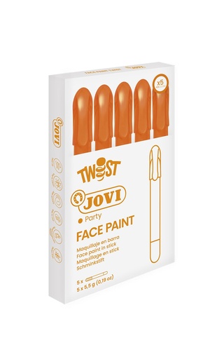 [649395] BARRA DE MAQUILLAJE TWIST MAKE-UP NARANJA (CAJA 5 UNIDADES) JOVI
