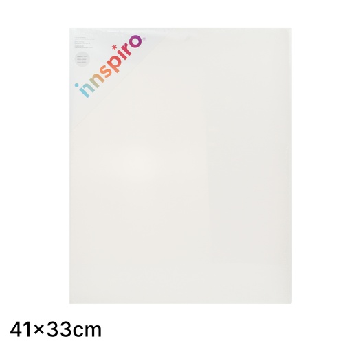 [825130] BASTIDOR LIENZO PARA PINTAR 41×33 CM – MARCO DE MADERA, LIENZO PREIMPRIMADO GESSO, GRANO MEDIO, LISTO PARA ÓLEO Y ACRÍLICO