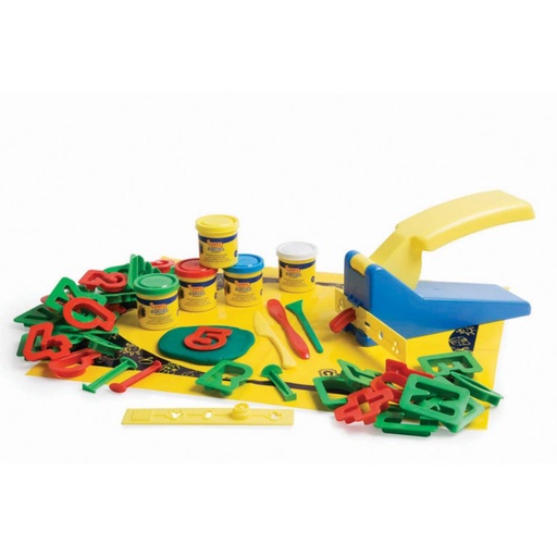 [649295] BAÚL JOVI SOFT DOUGH – NÚMEROS + LETRAS (27x18 cm)