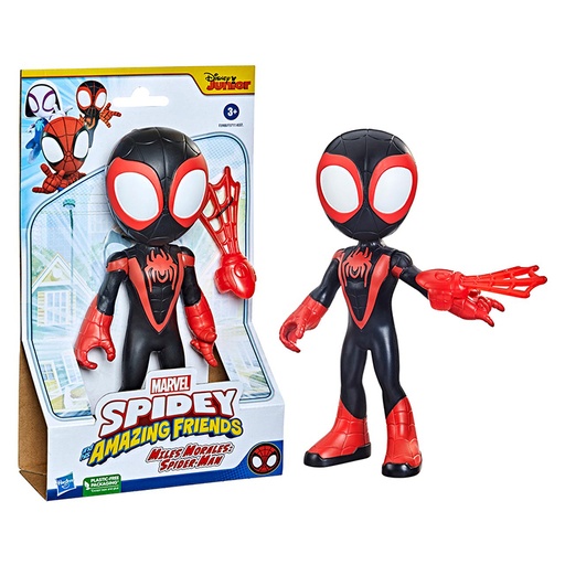 [863194] MARVEL – SPIDEY Y SU SUPEREQUIPO – FIGURA GIGANTE MILES MORALES: SPIDER-MAN 22,5CM (HASBRO)