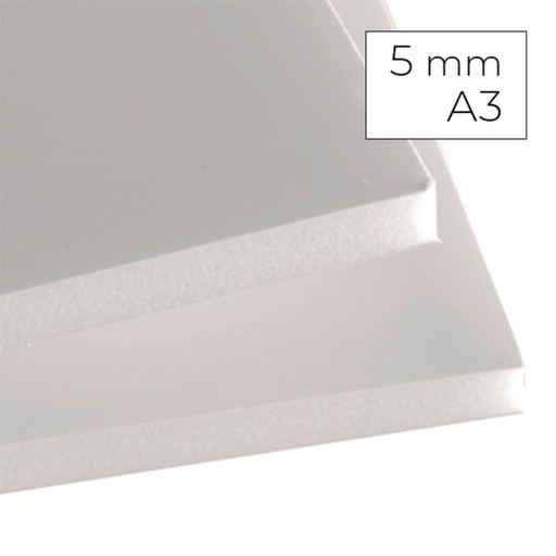 [619928] CARTÓN PLUMA YOSAN 5 MM A3 (BLANCO) · LIGERO Y RÍGIDO · CORTE LIMPIO · PINTABLE/DECORABLE