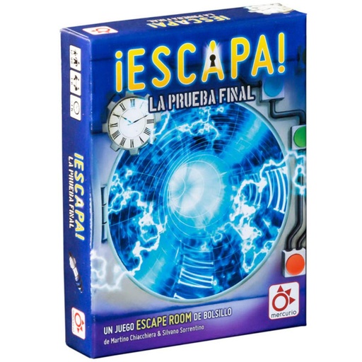 [710322] MERCURIO JUEGO ESCAPA: LA PRUEBA FINAL – MERCURIO DV0001 – JUEGO DE ESCAPE ROOM DE BOLSILLO – 1 A 6 JUGADORES – +10 AÑOS